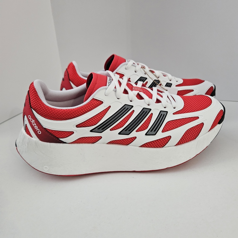 🔥 Adidas Adizero Aruku Sneakers Men’s 10.5  Unisex  Swirlfoam Sole – Red/White